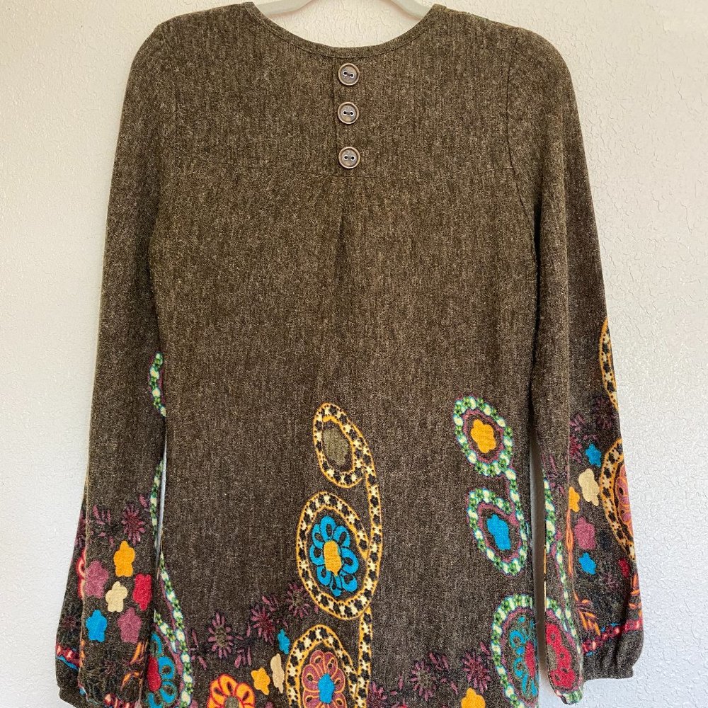 Anthropologie Hazel Pleated Olive Green Dress (M)